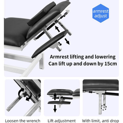 Electric Adjustable vibrating massage table ZC2