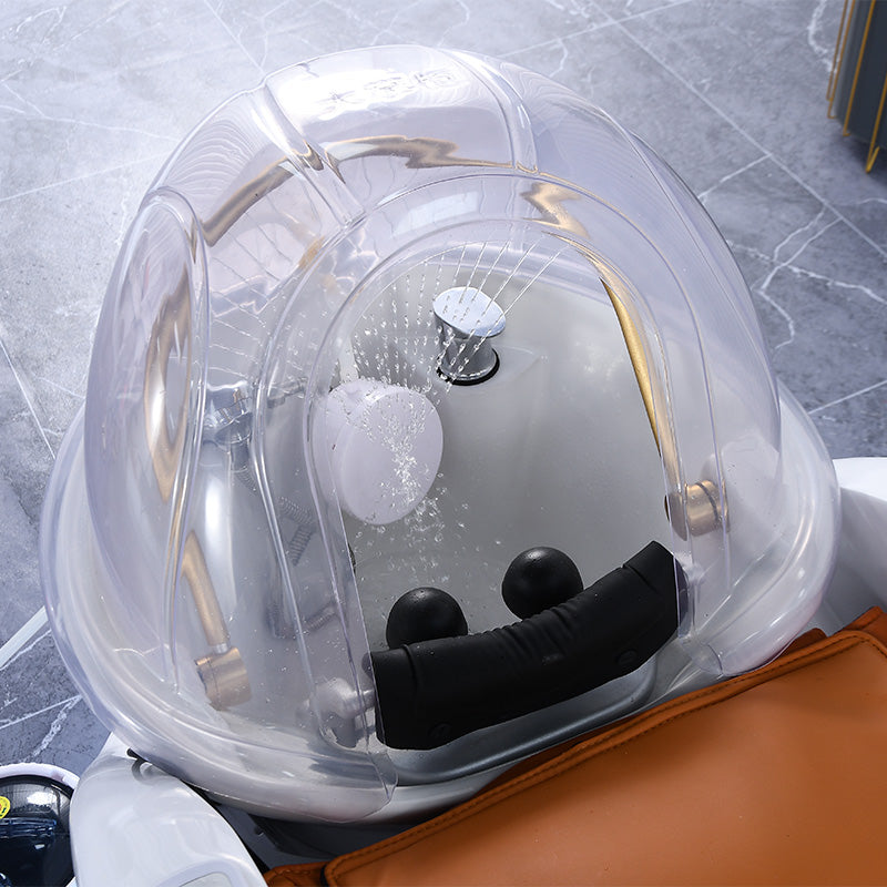 Luxury Electric Fiberglass Spa Shampoo Bed AM16