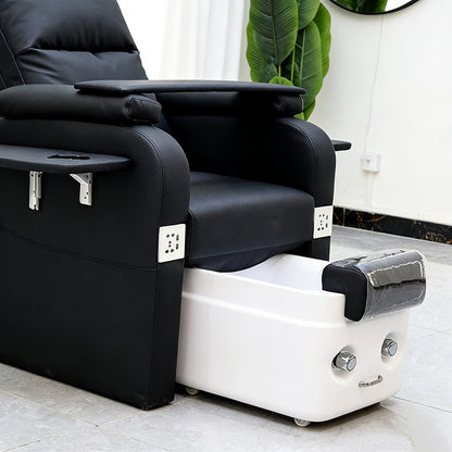 Reclining Pedicure Spa Chair with Foot Bath ZY06