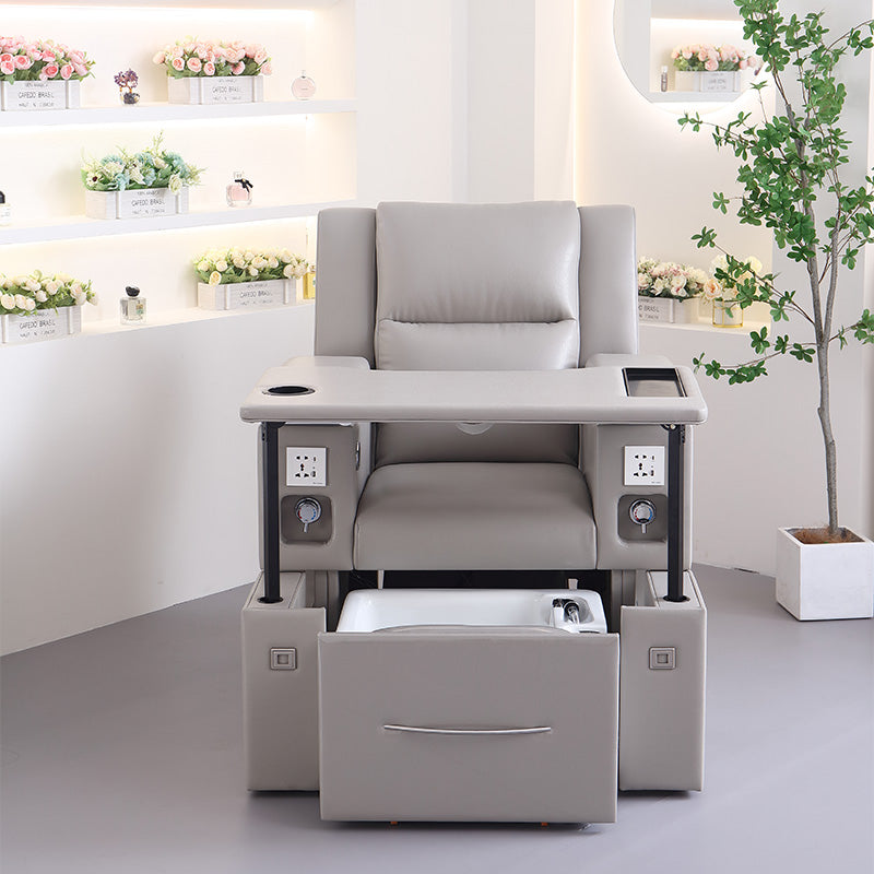 Reclining Pedicure Spa Chair with Foot Bath ZY11