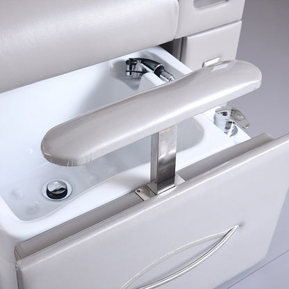 Reclining Pedicure Spa Chair with Foot Bath ZY11