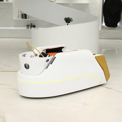 Luxury Electric Fiberglass Spa Shampoo Bed AM20