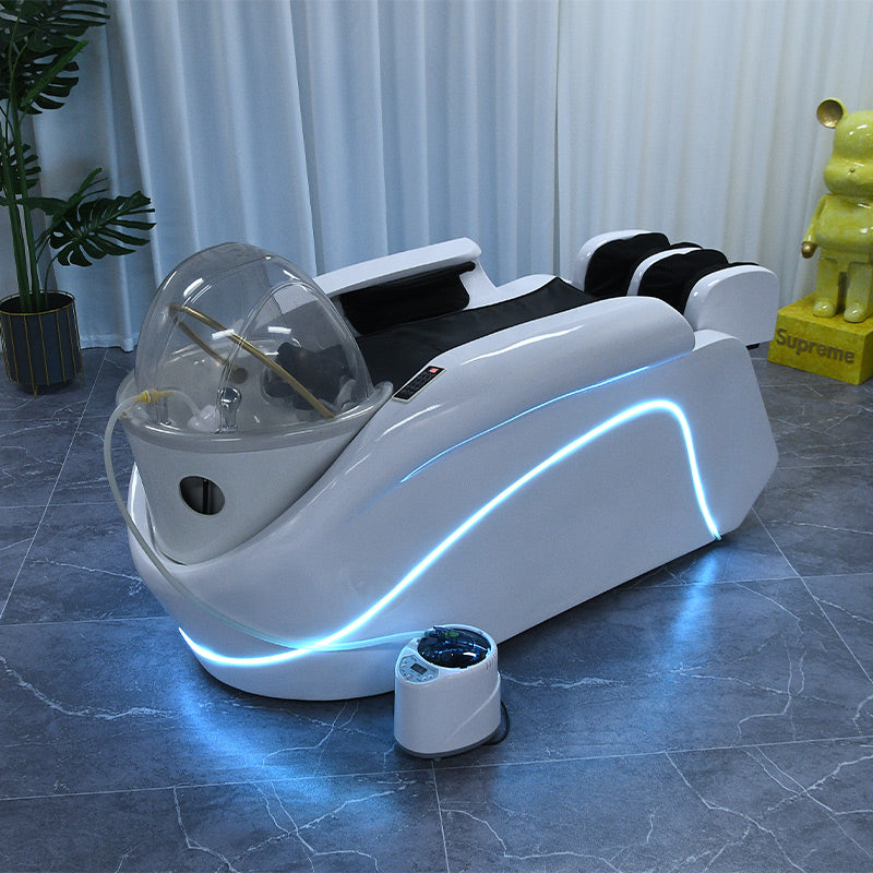 Luxury Electric Fiberglass Spa Shampoo Bed AM14