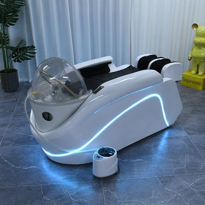 Luxury Electric Fiberglass Spa Shampoo Bed AM14