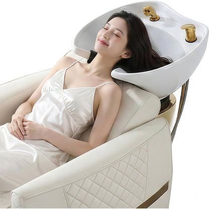 Electric Shampoo Chair with Footrest BC07