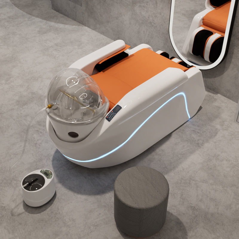 Luxury Electric Fiberglass Spa Shampoo Bed AM14
