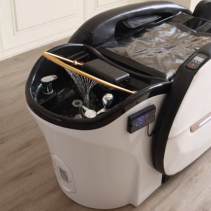 Electric Massage Shampoo Bed with Footrest AM27