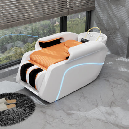 Luxury Electric Fiberglass Spa Shampoo Bed AM14