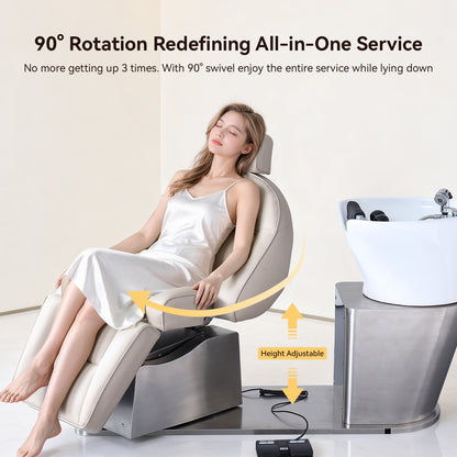 Luxury Electric Reclining Shampoo Chair BC09