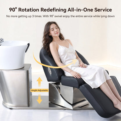 Luxury Electric Reclining Shampoo Chair BC08