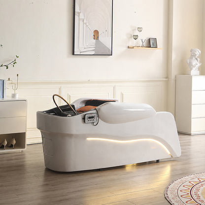 Electric Fiberglass Massage Head Spa Bed AM23